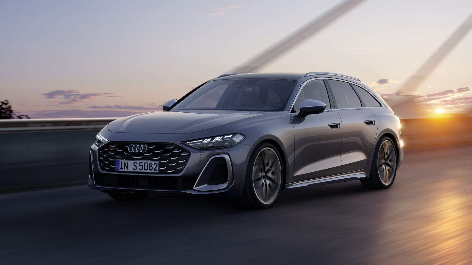 Dynamische Ansicht des Audi S5 Avant